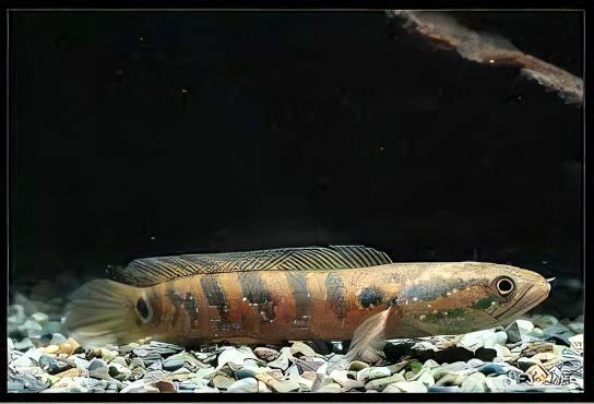 Chinese Red Snakehead Channa Asiatica 10cm