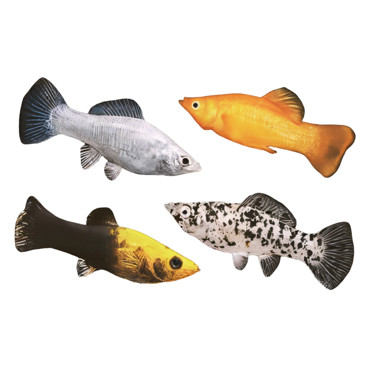 Assorted Molly Fish Poecilia Sphenops 3cm