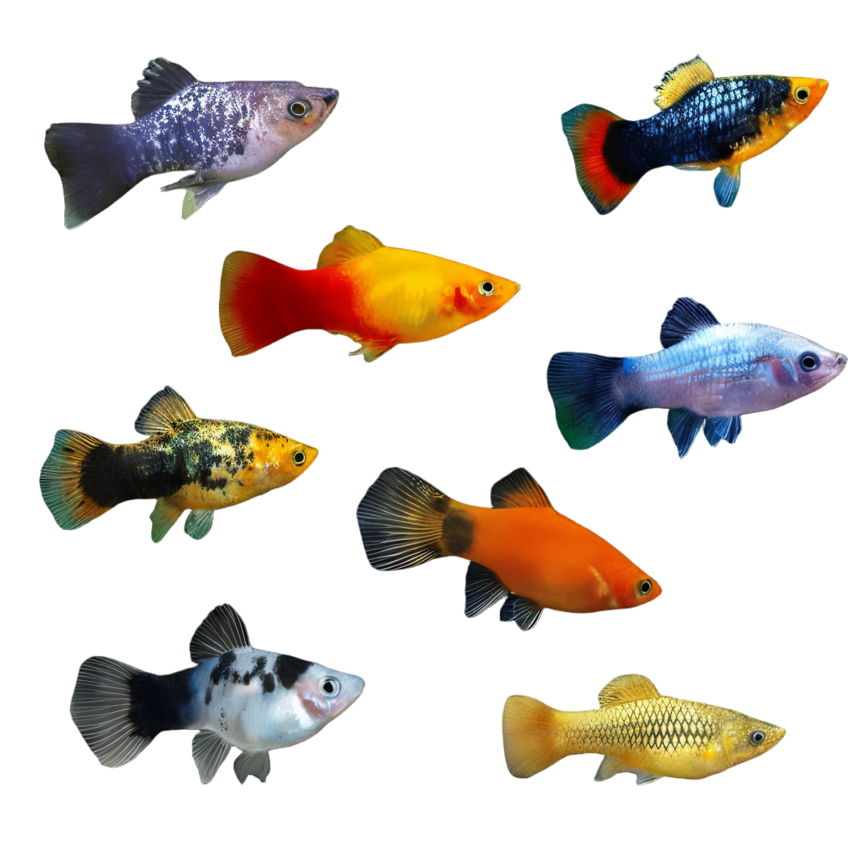 Assorted Platy Fish Xiphophorus Maculatus 3cm