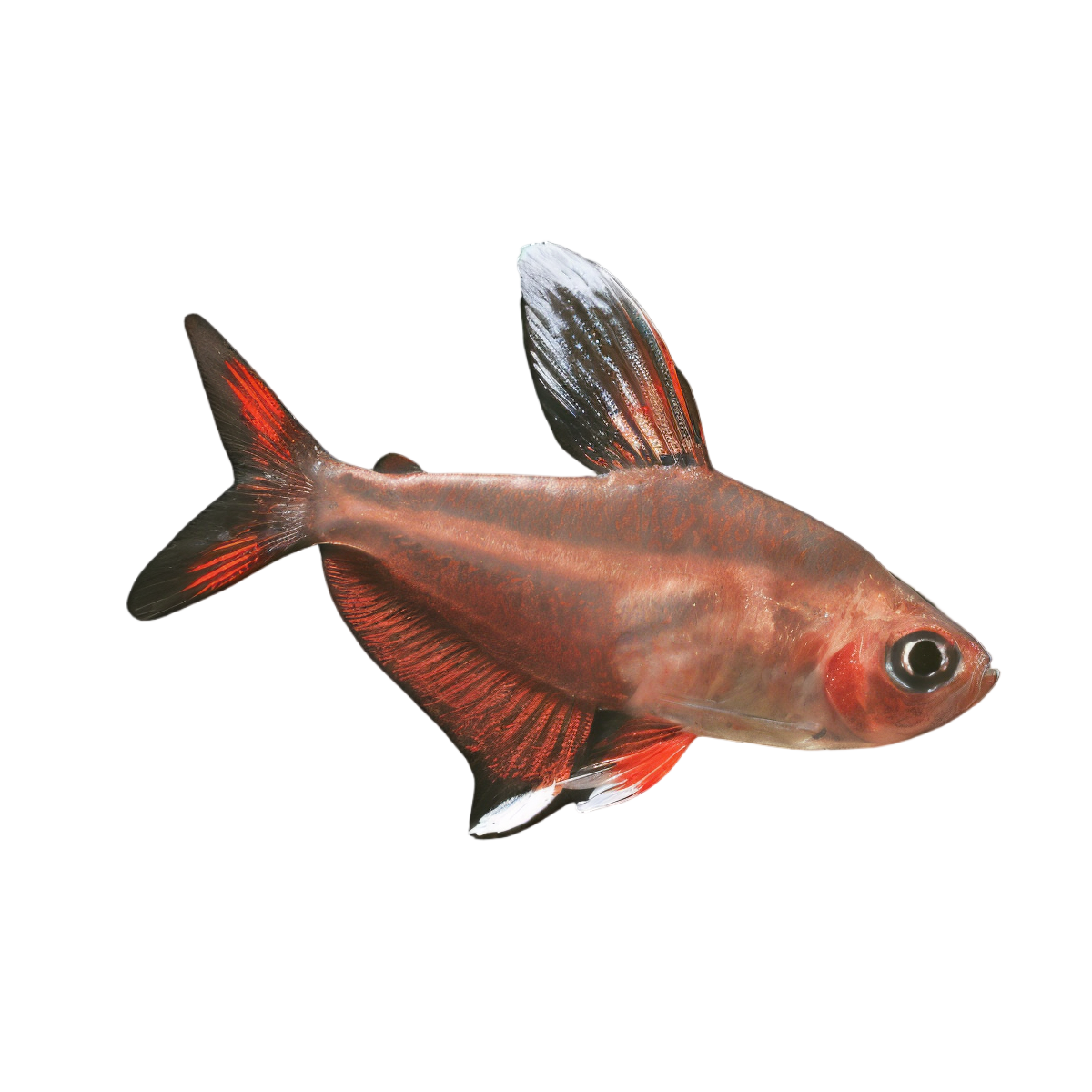 Ornate White Fin Bentosi Tetra Hyphessobrycon Bentosi 2cm
